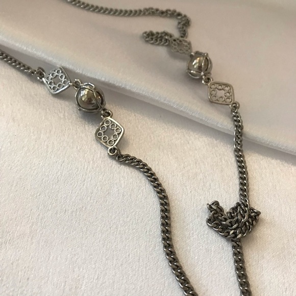 Premier Design silver tone chain necklace - Picture 4 of 5